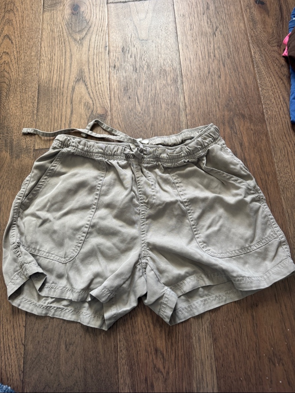 C&C California Light Khaki Drawstring Athletic Shorts